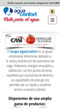 Mobile Screenshot of grupoaguaconfort.com