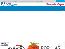 Tablet Screenshot of grupoaguaconfort.com